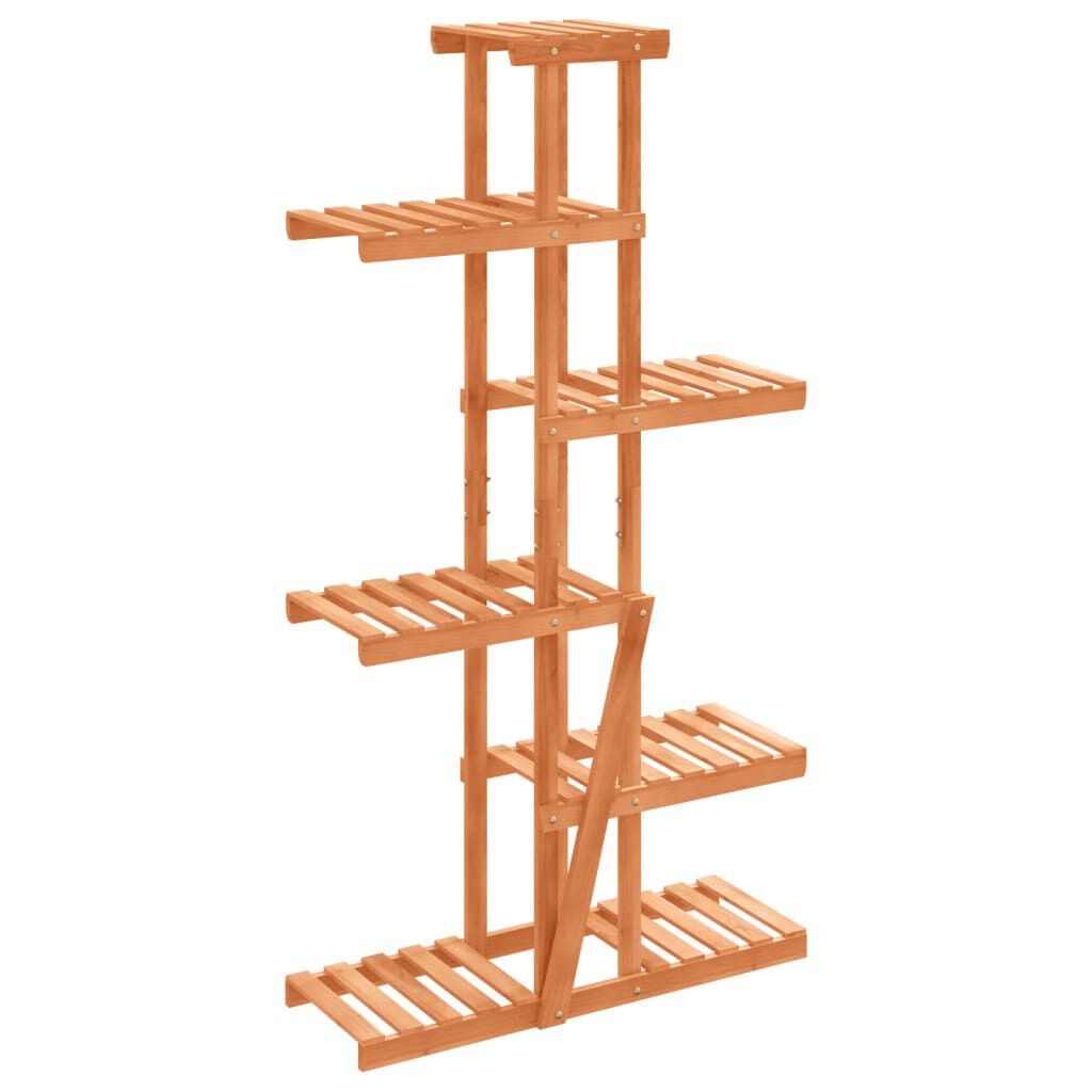 vidaXL Βάση Λουλουδιών 75x25x140,5 εκ. από Μασίφ Ξύλο Ελάτης