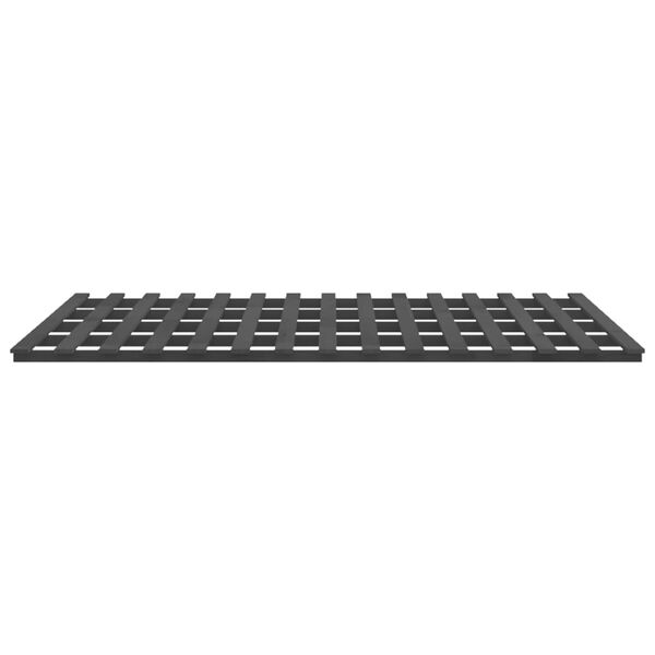 vidaXL Πλαίσιο Κρεβατιού Γκρι 180 x 200 εκ. από Μασίφ Ξύλο Πεύκου
