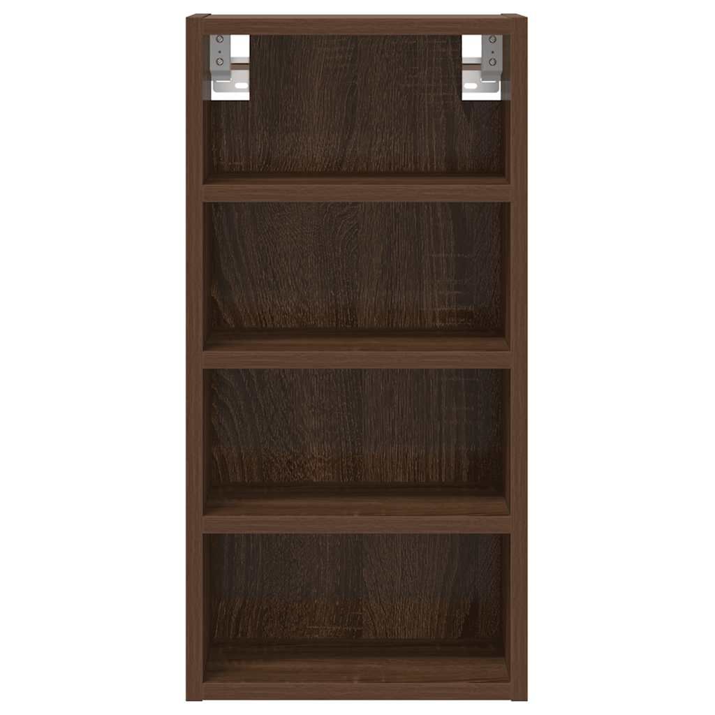 vidaXL κρεμαστό ντουλάπι Riga καφέ δρυς 30x29,5x60 cm Ξύλινη κατασκευή