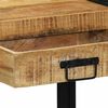 vidaXL Τραπέζι κονσόλας με ράφι Καφέ 90 x 33 x 75 εκ Μασίφ ξύλο μάνγκο