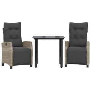 vidaXL &Sigma;&epsilon;&tau; &Tau;&rho;&alpha;&pi;&epsilon;&zeta;&alpha;&rho;ί&alpha;&sigmaf; &Kappa;ή&pi;&omicron;&upsilon; 3 &tau;&epsilon;&mu;. &Alpha;&nu;. &Gamma;&kappa;&rho;&iota; &Sigma;&upsilon;&nu;&theta;. &Rho;&alpha;&tau;ά&nu; &mu;&epsilon; &Mu;&alpha;&xi;&iota;&lambda;ά&rho;&iota;&alpha;