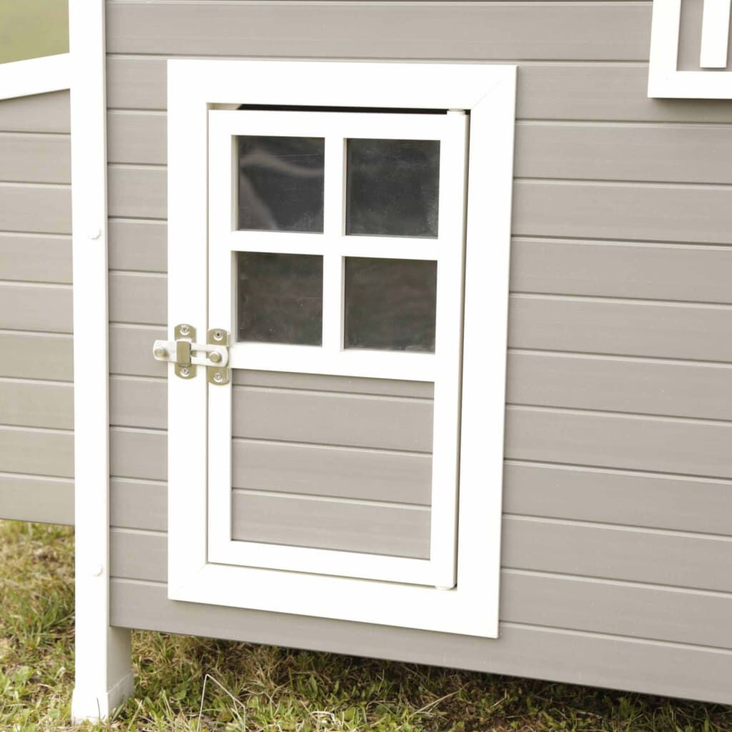 Kerbl Κοτέτσι ECO Barney Γκρι / Λευκό 137 x 73 x 83 εκ. Πλαστικό