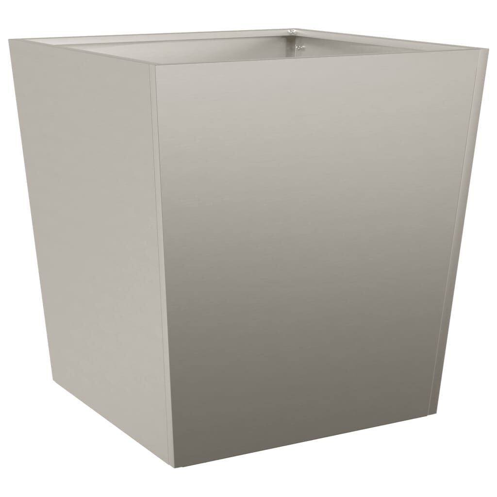 vidaXL Ζαρντινιέρα Κήπου 50x50x50 εκ Ατσάλι Σκληρυθέν στον Αέρα