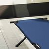vidaXL Αναδιπλούμενο Κρεβάτι Κάμπινγκ Μπλε Ύφασμα Oxford