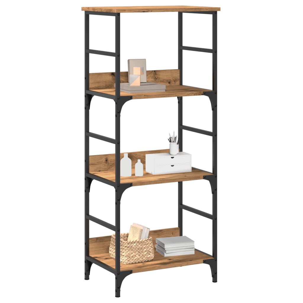 vidaXL Βιβλιοθήκη Artisan Δρυς 50x33x117,5 εκ. Επεξεργασμένο Ξύλο