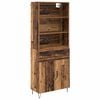 vidaXL Highboard 2 &tau;&mu;&chi;. &Pi;&alpha;&lambda;&iota;ό &xi;ύ&lambda;&omicron; 69,5 x 34 x 180 &epsilon;&kappa;.