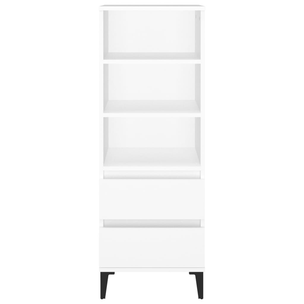 vidaXL Ντουλάπι Λευκό 40 x 36 x 110 εκ. από Επεξεργασμένο Ξύλο