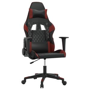 vidaXL &Kappa;&alpha;&rho;έ&kappa;&lambda;&alpha; Gaming &Mu;&alpha;&sigma;ά&zeta; &Mu;&alpha;ύ&rho;&omicron;/&mu;&pi;&omicron;&rho;&nu;&tau;ό &alpha;&pi;ό &Sigma;&upsilon;&nu;&theta;&epsilon;&tau;&iota;&kappa;ό &Delta;έ&rho;&mu;&alpha;