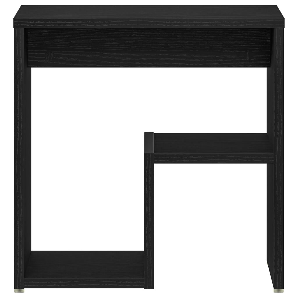vidaXL Κομοδίνα 2 τεμ Μαύρο Δρυς 40x30x40 εκ Σαουνά ξύλο