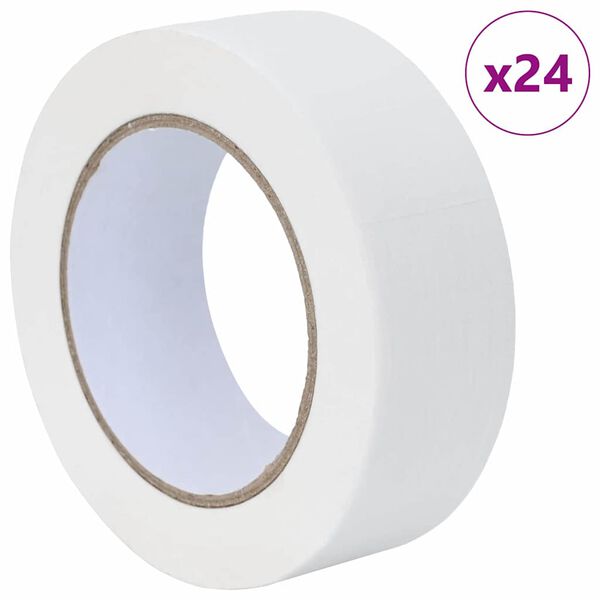 vidaXL &Tau;&alpha;&iota;&nu;ί&epsilon;&sigmaf; &Mu;ά&sigma;&kappa;&alpha;&sigmaf; &gamma;&iota;&alpha; &Zeta;&omega;&gamma;&rho;ά&phi;&omicron;&upsilon;&sigmaf; 24 pcs &Lambda;&epsilon;&upsilon;&kappa;ό 38mm x 50m &Chi;&alpha;&rho;&tau;ί