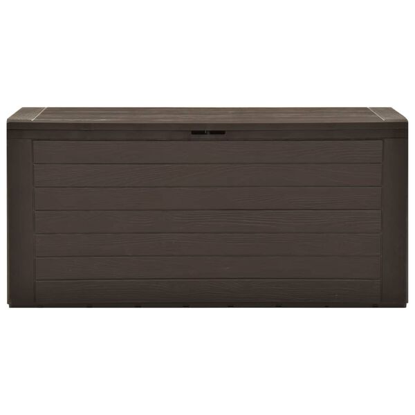 vidaXL Μπαούλο Αποθήκευσης Κήπου Καφέ 116 x 44 x 55 εκ.