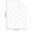 vidaXL Κουβέρτες & Κουβέρτες Λευκό 135 x 200 εκ. Μικροΐνες