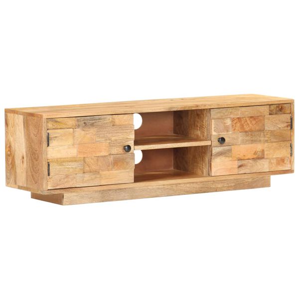 vidaXL Έπιπλο Τηλεόρασης 116 x 30 x 35 εκ. από Μασίφ Ξύλο Μάνγκο