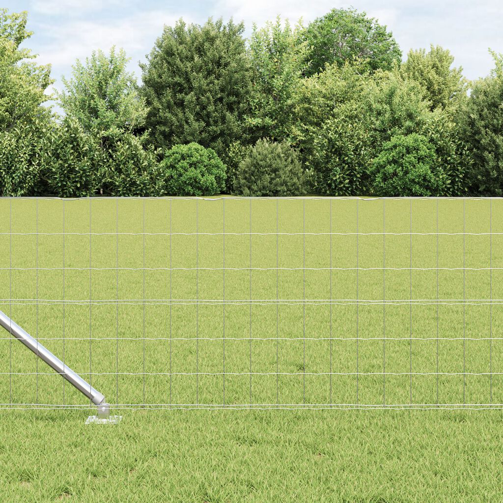 vidaXL Euro Fence με 7 αγκιστρώσεις 0.6x10 μ Γαλβανισμένος Χάλυβας