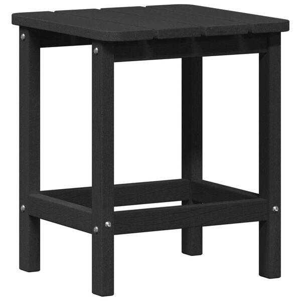 vidaXL Έπιπλα Χαλάρωσης Κήπου 3 pcs Μαύρο 38 x 38 x 46cm Πολυαιθυλένιο
