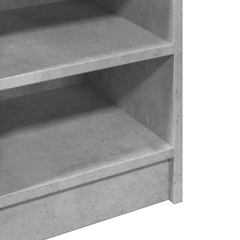 vidaXL Ντουλάπι Νιπτήρα Γκρι Σκυρ. 90x29x55 εκ. Επεξεργασμένο Ξύλο