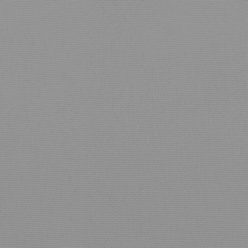 vidaXL Μαξιλάρι Σεζλόνγκ Γκρι (75+105) x 50 x 4 εκ.