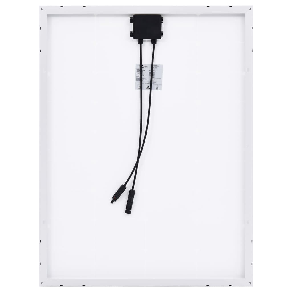 vidaXL Ηλιακά Πάνελ Μονοκρυσταλ. 2 τεμ. 100W Αλουμίνιο/Γυαλί Ασφαλείας