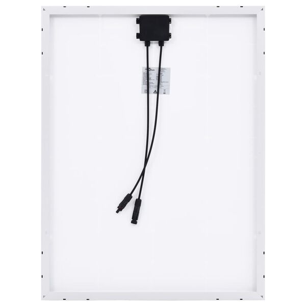 vidaXL Ηλιακά Πάνελ Μονοκρυσταλ. 2 τεμ. 100W Αλουμίνιο/Γυαλί Ασφαλείας