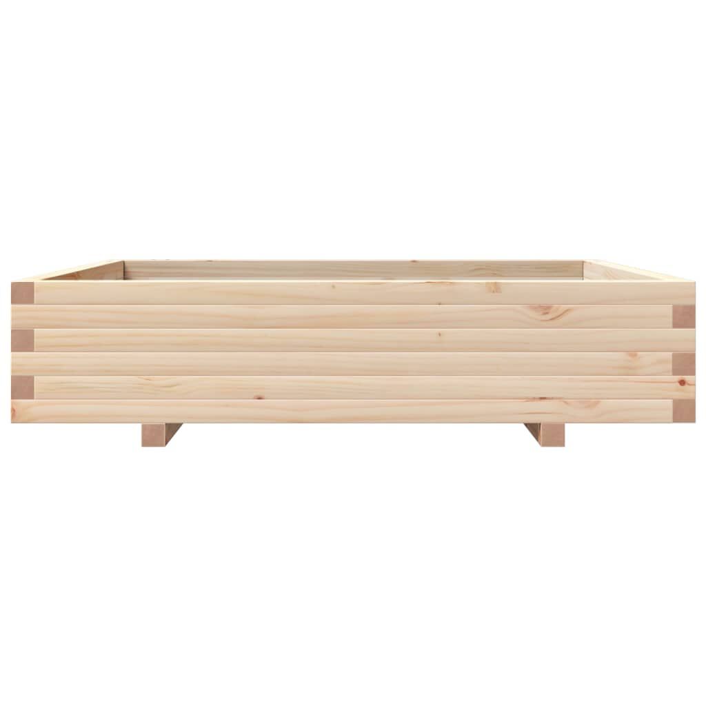 vidaXL Ζαρντινιέρα Κήπου 110x110x26,5 εκ από Μασίφ Ξύλο Πεύκου