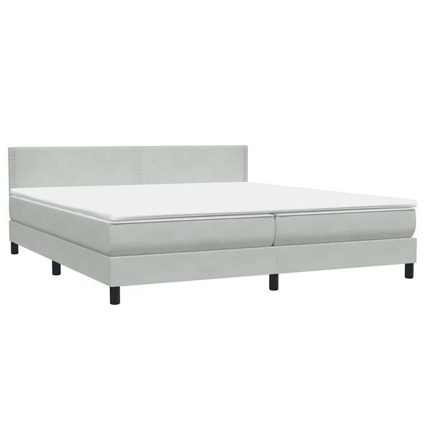 vidaXL &Kappa;&rho;&epsilon;&beta;ά&tau;&iota; Boxspring &mu;&epsilon; &Sigma;&tau;&rho;ώ&mu;&alpha; &Alpha;&nu;&omicron;&iota;&chi;&tau;ό &Gamma;&kappa;&rho;&iota; 180x210 &epsilon;&kappa;. &Beta;&epsilon;&lambda;&omicron;ύ&delta;&iota;&nu;&omicron;