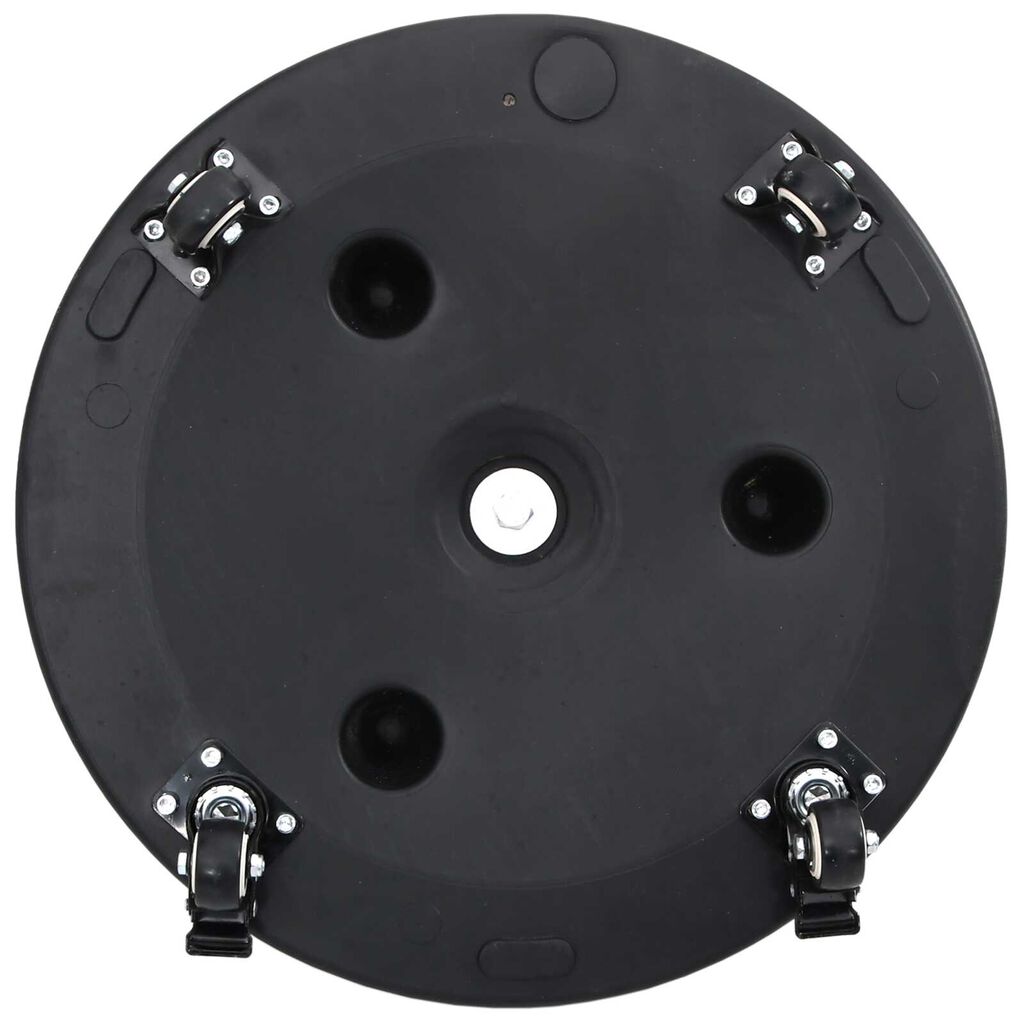 vidaXL Βάση Παράσολου με Ρόδες για Πόλους Ø38-48 mm 13 kg Στρογγυλή
