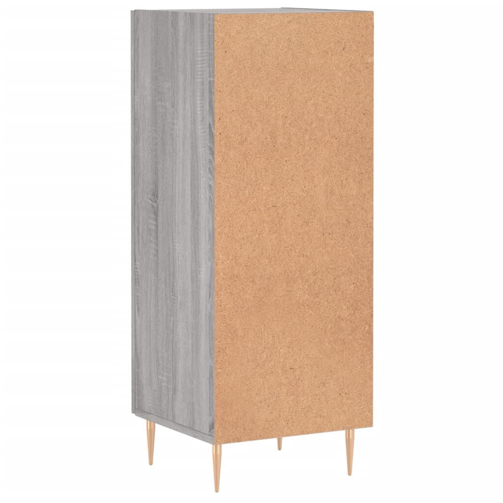 vidaXL Ντουλάπι Γκρι Sonoma 34,5x34x90 εκ. από Επεξεργασμένο Ξύλο