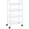 vidaXL &Tau;&rho;ό&lambda;&epsilon;ϊ &Kappa;&omicron;&upsilon;&zeta;ί&nu;&alpha;&sigmaf; 4 &Epsilon;&pi;&iota;&pi;έ&delta;&omega;&nu; &Lambda;&epsilon;&upsilon;&kappa;ό 46 x 26 x 85 &epsilon;&kappa;. &Sigma;&iota;&delta;&epsilon;&rho;έ&nu;&iota;&omicron;