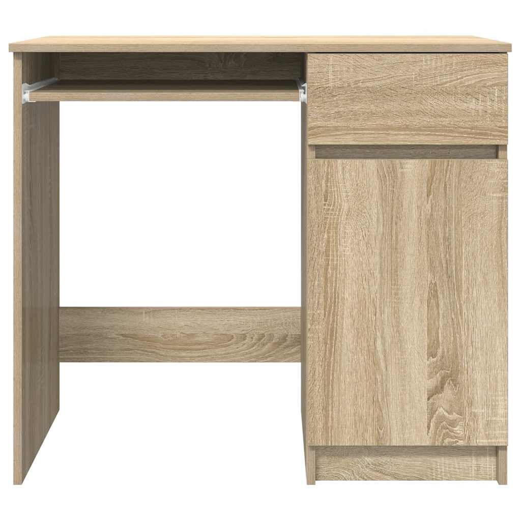 vidaXL Γραφείο Sonoma Δρυς 86x49x76 εκ. από Επεξεργασμένο Ξύλο