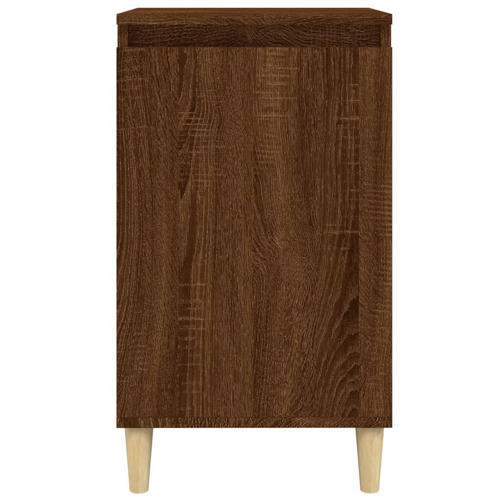 vidaXL Κομοδίνο Καφέ δρυς 40x35x70 εκ. από Επεξεργασμένο Ξύλο