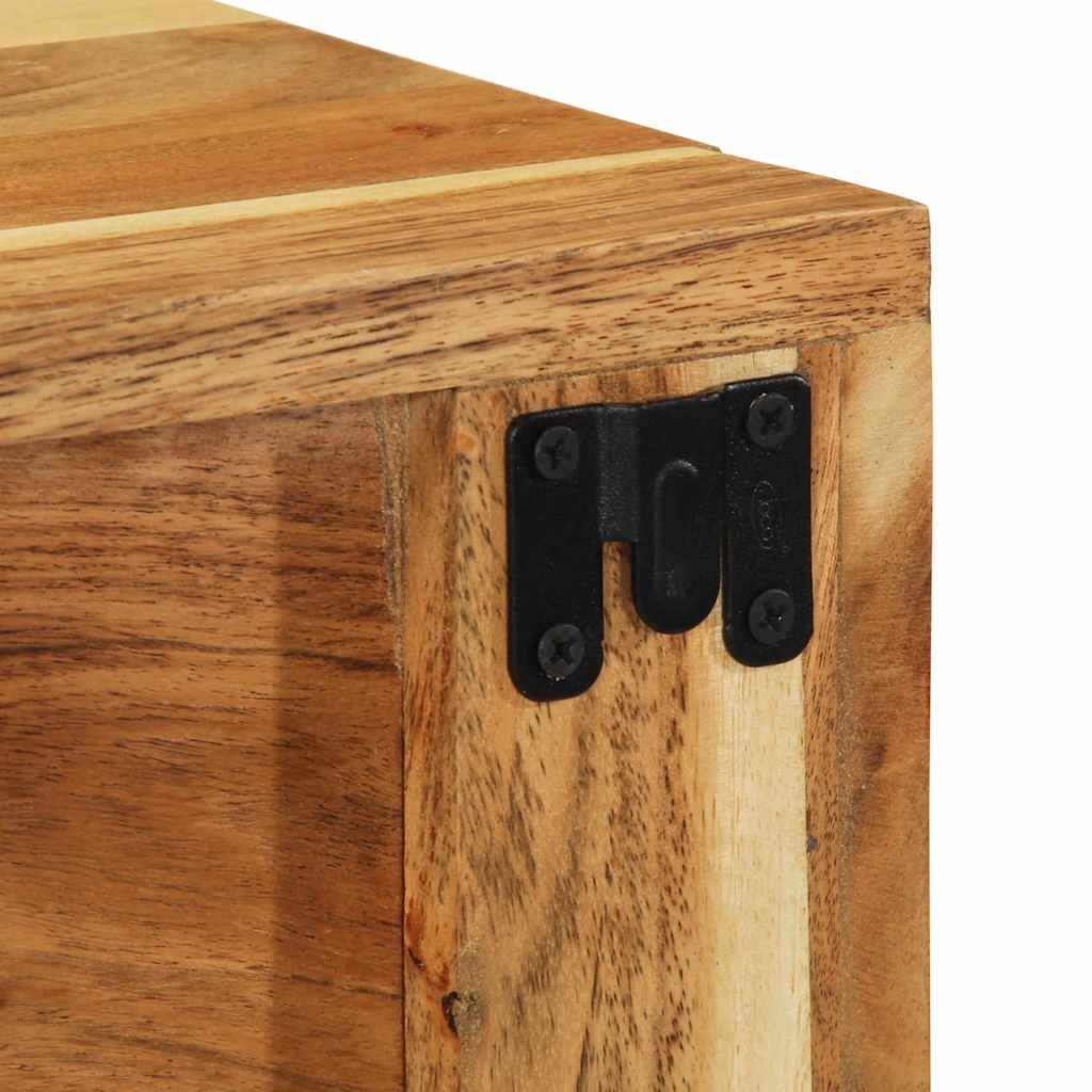 vidaXL Επίτοιχο ντουλάπι τηλεόρασης 60x30x19 cm Μασίφ ξύλο ακακίας