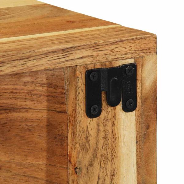 vidaXL Επίτοιχο ντουλάπι τηλεόρασης 60x30x19 cm Μασίφ ξύλο ακακίας