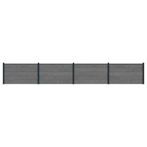 vidaXL &Pi;ά&nu;&epsilon;&lambda; &Phi;&rho;ά&chi;&tau;&eta; 4 pcs WPC &kappa;&alpha;&iota; &Alpha;&lambda;&omicron;&upsilon;&mu;ί&nu;&iota;&omicron; &Gamma;&kappa;&rho;&iota;