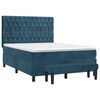 vidaXL &Kappa;&rho;&epsilon;&beta;ά&tau;&iota; Boxspring &mu;&epsilon; &Sigma;&tau;&rho;ώ&mu;&alpha; &Sigma;&kappa;&omicron;ύ&rho;&omicron; &Mu;&pi;&lambda;&epsilon; 140x190 &epsilon;&kappa;. &Beta;&epsilon;&lambda;&omicron;ύ&delta;&iota;&nu;&omicron;