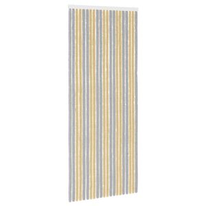 vidaXL &Kappa;&omicron;&upsilon;&rho;&tau;ί&nu;&alpha; &epsilon;&nu;&tau;ό&mu;&omega;&nu; Chenille &Gamma;&kappa;&rho;&iota; &kappa;&alpha;&iota; &Mu;&pi;&epsilon;&zeta; 90 x 220 cm 100% PP