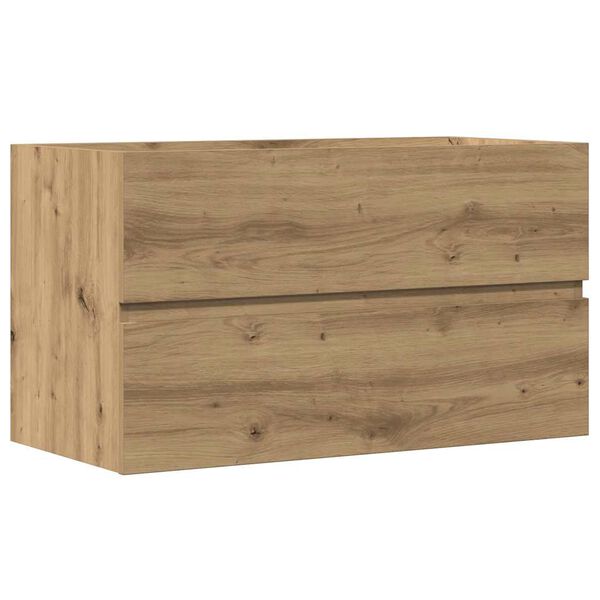 vidaXL Ντουλάπι Μπάνιου Κρεμαστό Παλ. Ξύλο 80x38,5x45 εκ. από Επ. Ξύλο