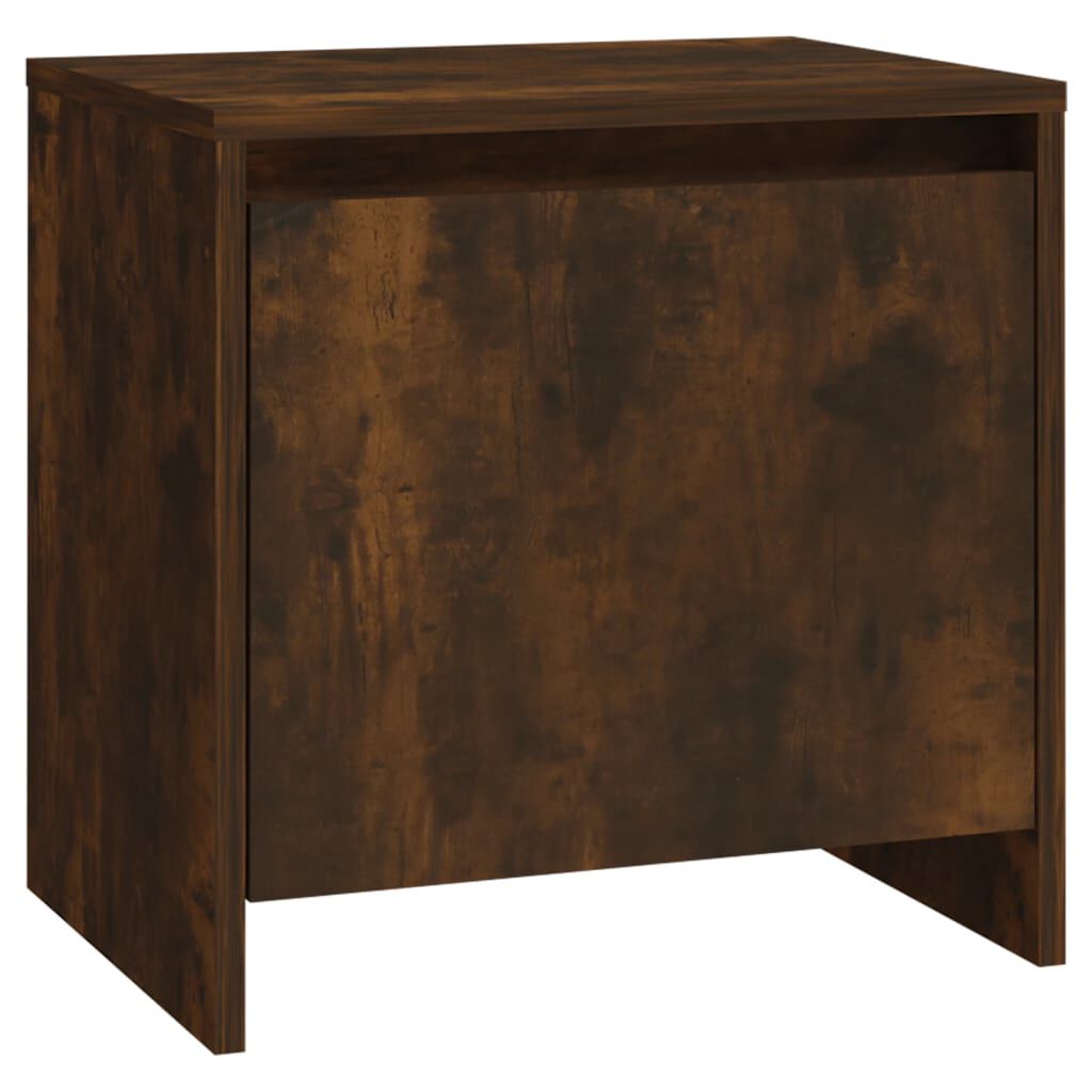 vidaXL Κομοδίνο Καπνιστή Δρυς 45x34x44,5 εκ. από Επεξεργασμένο Ξύλο