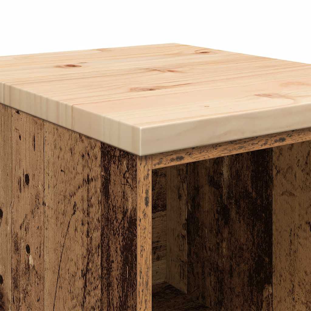 vidaXL ντουλάπι αποθήκευσης γκαράζ 40x51x85 εκ μασίφ ξύλο πεύκο