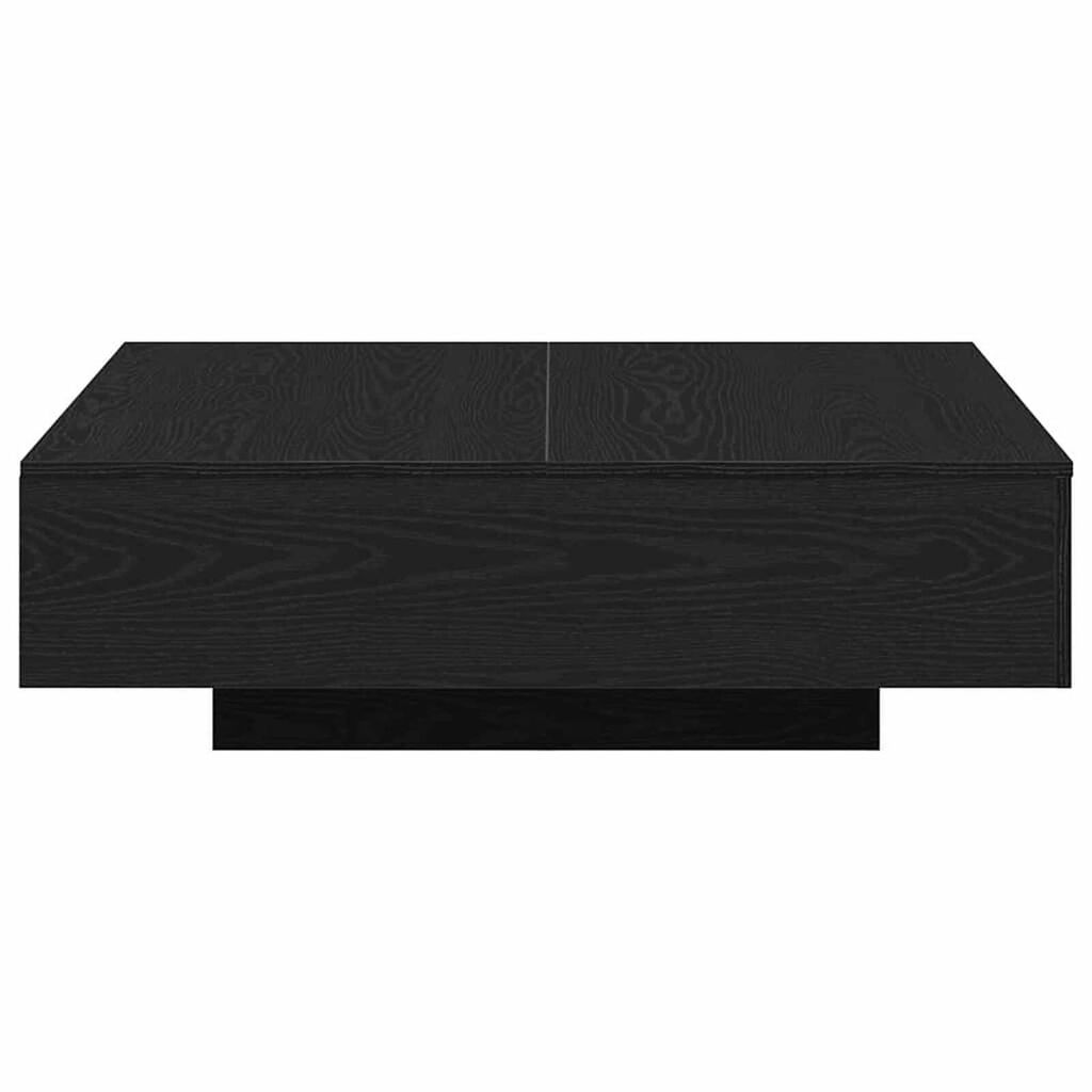 vidaXL Τραπεζάκι σαλονιού Μαύρη δρυς 100 x 100 x 31 cm