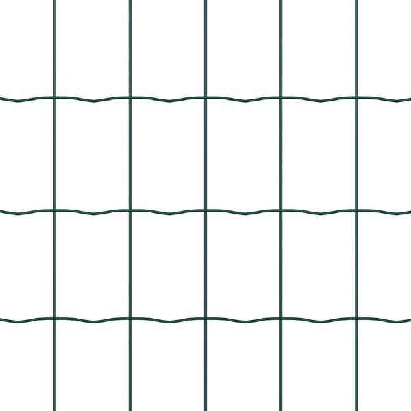 vidaXL Euro Fence με 7 πόλους 1x10 μ Γαλβανισμένος Χάλυβας Πράσινος
