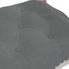 vidaXL Πάγκος Σκούρο Γκρι 110x45x60 εκ. Υφασμάτινος