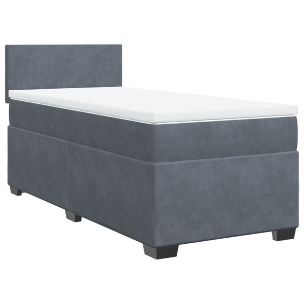 vidaXL &Kappa;&rho;&epsilon;&beta;ά&tau;&iota; Boxspring &mu;&epsilon; &Sigma;&tau;&rho;ώ&mu;&alpha; &Sigma;&kappa;&omicron;ύ&rho;&omicron; &Gamma;&kappa;&rho;&iota; 90x190 &epsilon;&kappa;. &Beta;&epsilon;&lambda;&omicron;ύ&delta;&iota;&nu;&omicron;