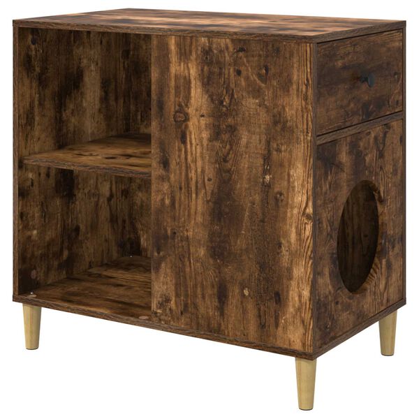 vidaXL &Sigma;&pi;ί&tau;&iota; &Gamma;ά&tau;&alpha;&sigmaf; &Kappa;&alpha;&pi;&nu;&iota;&sigma;&tau;ό &Delta;&rho;ύ&sigmaf; 72 x 42.5 x 70 &epsilon;&kappa;. &Epsilon;&pi;&epsilon;&xi;&epsilon;&rho;&gamma;&alpha;&sigma;&mu;έ&nu;&omicron; &xi;ύ&lambda;&omicron;