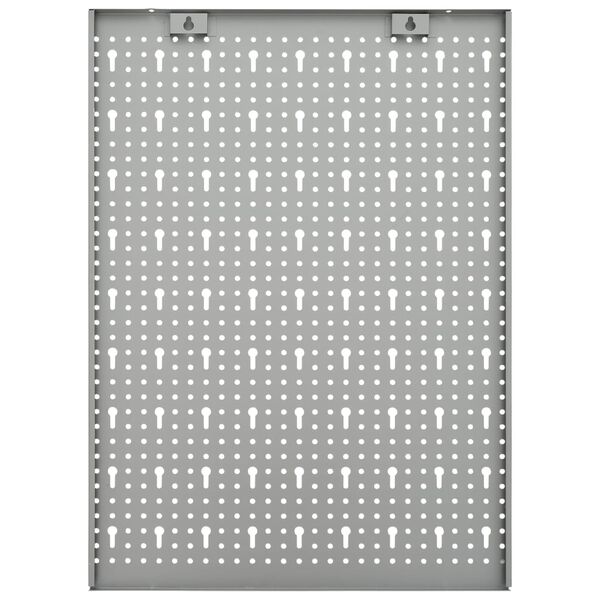 vidaXL Πλάτες Εργαλείων Τοίχου Διάτρητες 3 τεμ. 40 x 58 εκ. Ατσάλινες