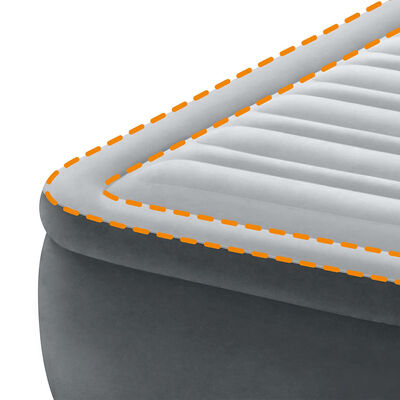Intex Στρώμα Αέρα Dura-Beam Deluxe Comfort Plush Διπλό 152x203x46 εκ.