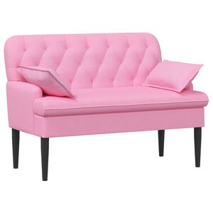 vidaXL Love seat &mu;&epsilon; &kappa;&omicron;&upsilon;&mu;&pi;&iota;ά &Rho;&omicron;&zeta; 111 x 68 x 80 &epsilon;&kappa;. Ύ&phi;&alpha;&sigma;&mu;&alpha;