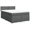 vidaXL &Kappa;&rho;&epsilon;&beta;ά&tau;&iota; Boxspring &mu;&epsilon; &Sigma;&tau;&rho;ώ&mu;&alpha; &Sigma;&kappa;&omicron;ύ&rho;&omicron; &Gamma;&kappa;&rho;&iota; 140x190 &epsilon;&kappa;. &Upsilon;&phi;&alpha;&sigma;&mu;ά&tau;&iota;&nu;&omicron;