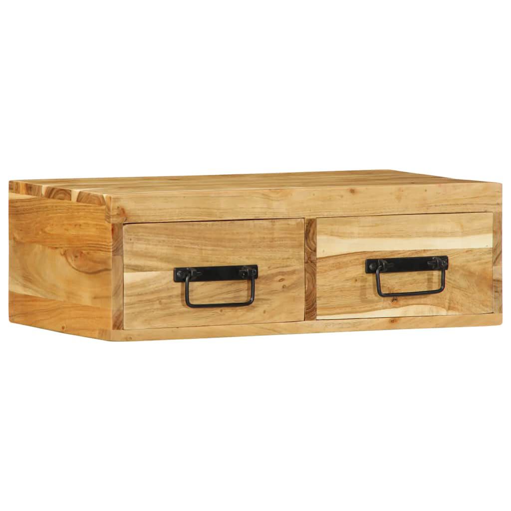 vidaXL Επίτοιχο ντουλάπι τηλεόρασης 60x30x19 cm Μασίφ ξύλο ακακίας