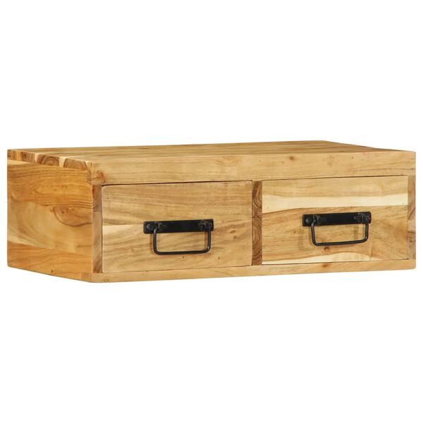 vidaXL Επίτοιχο ντουλάπι τηλεόρασης 60x30x19 cm Μασίφ ξύλο ακακίας