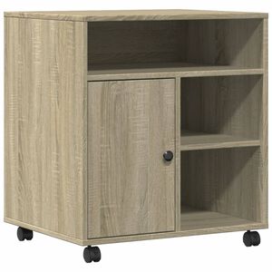 vidaXL &Beta;ά&sigma;&eta; &Epsilon;&kappa;&tau;&upsilon;&pi;&omega;&tau;ή &mu;&epsilon; &Rho;ό&delta;&epsilon;&sigmaf; Sonoma &Delta;&rho;&upsilon;&sigmaf; 60x50x67 &epsilon;&kappa;.
